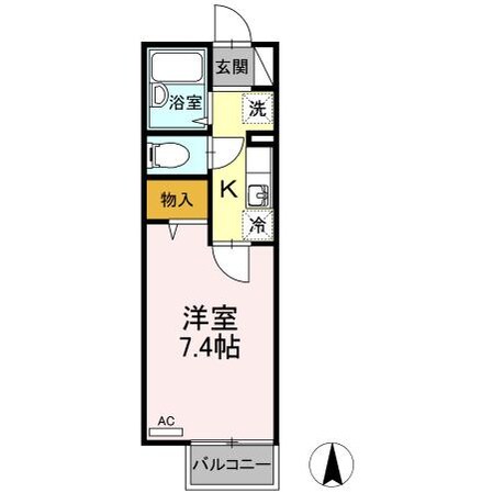 リバーサイド３３の物件間取画像